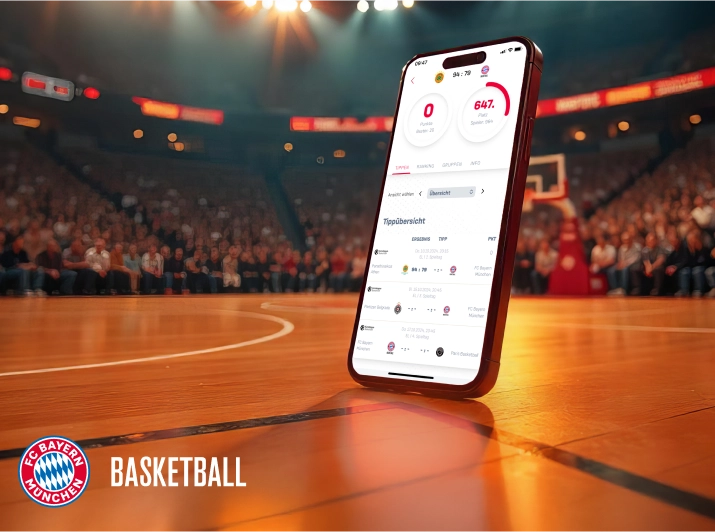 Seitwerk Tippspiel Referenzen FC Bayern Muenchen Basketball